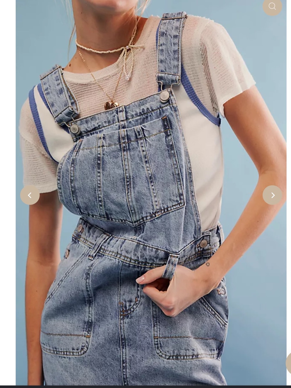 We The Free Bardot Denim Skirtall small - Picture 3 of 16